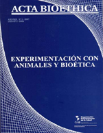 											View Vol. 13 No. 1 (2007): Experimentación con animales y bioética
										