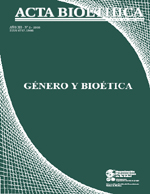 							View Vol. 12 No. 2 (2006): Bioética y género
						