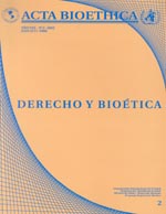 												View Vol. 8 No. 2 (2002): Derecho y bioética
											