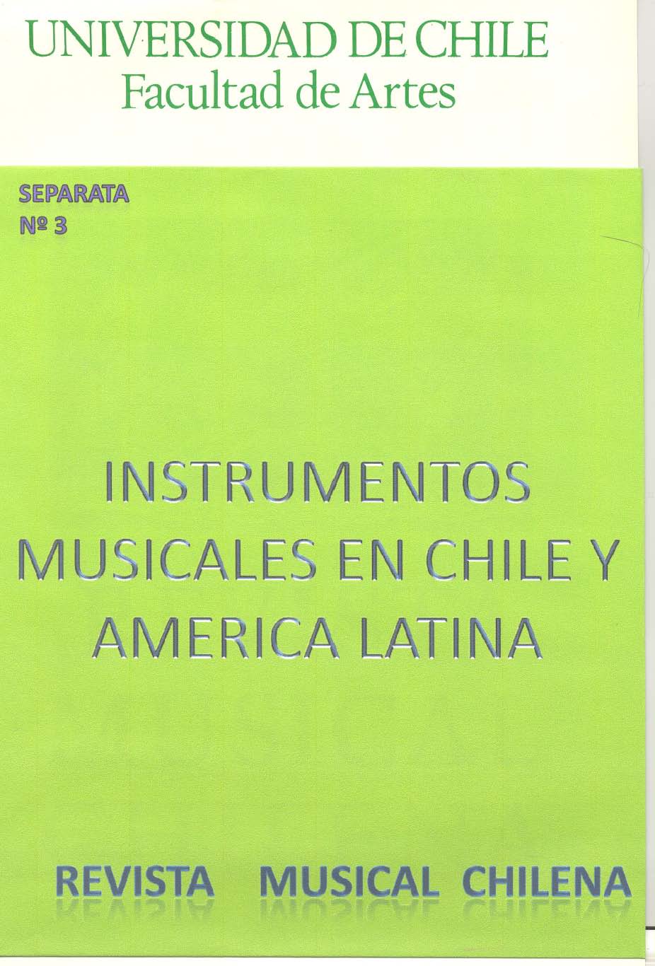 Instrumentos Musicales en Chile y America Latina