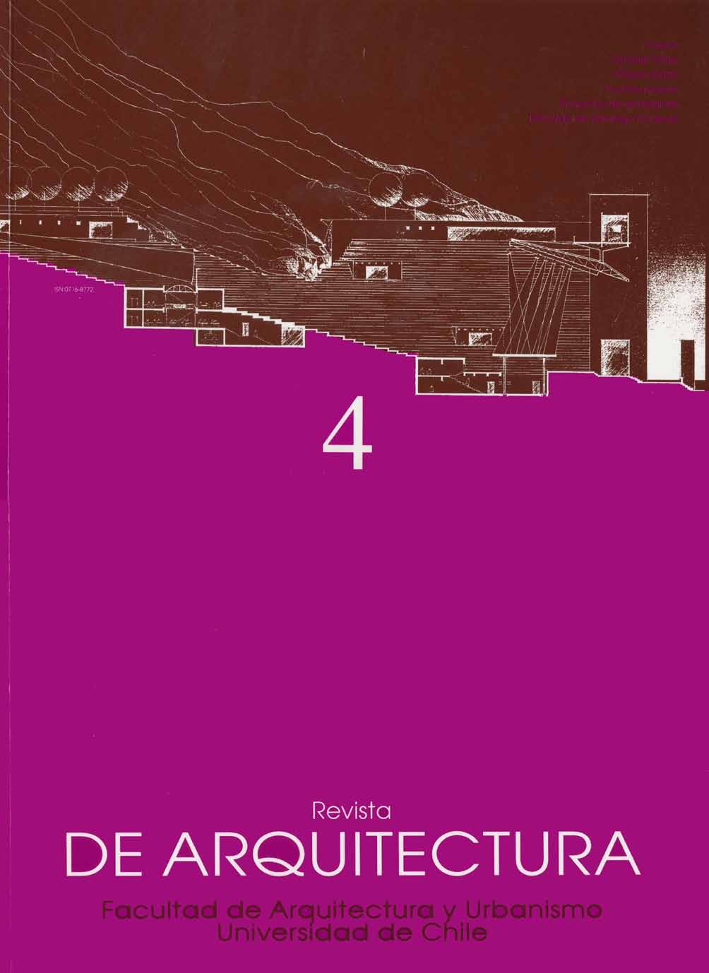 							Ver Vol. 4 Núm. 4 (1993): De Arquitectura
						