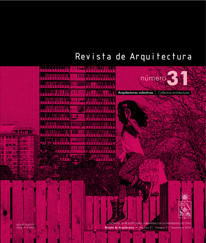 							Visualizar v. 21 n. 31 (2016): Arquitecturas colectivas
						