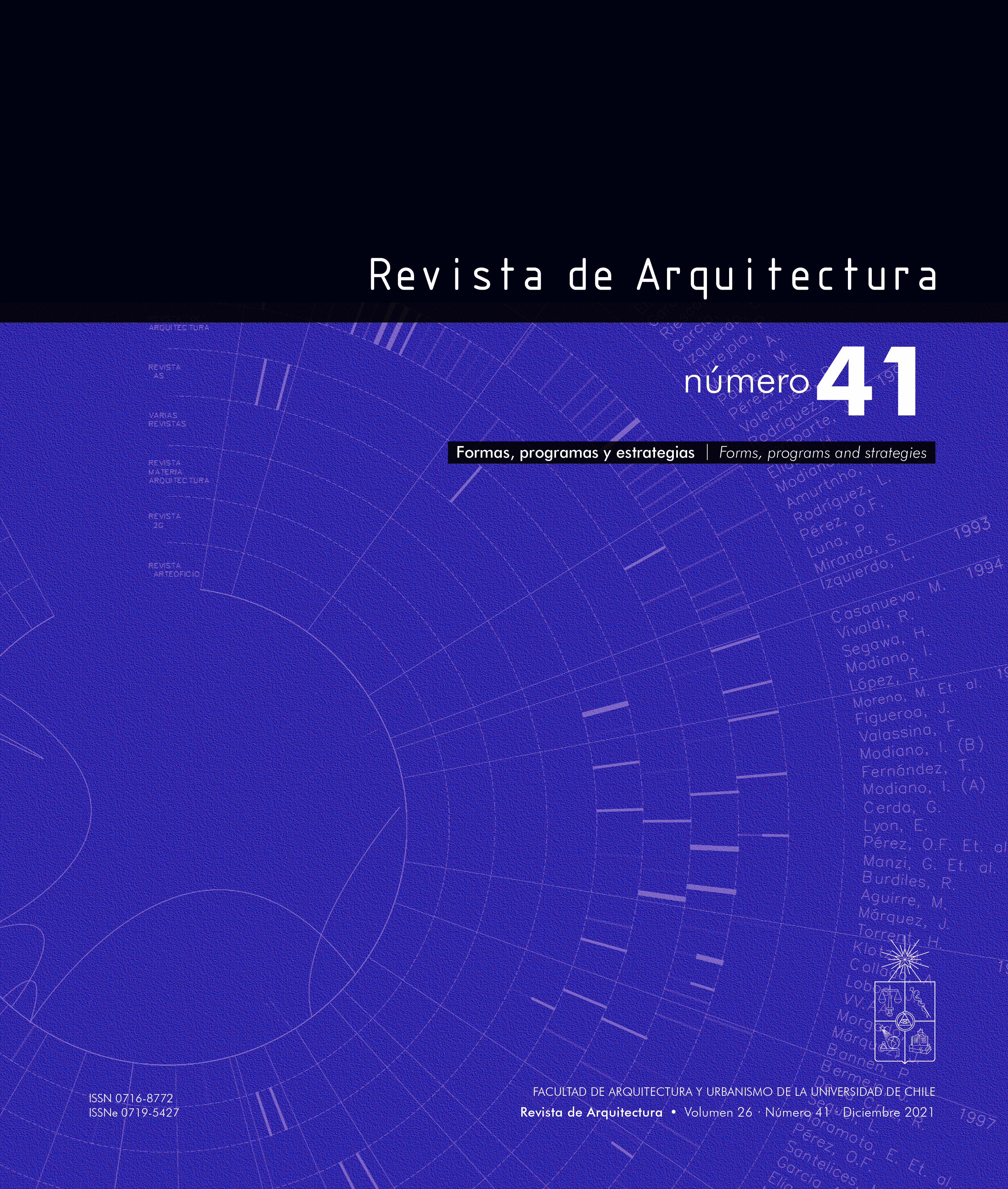 							Ver Vol. 26 Núm. 41 (2021): Formas, programas y estrategias
						